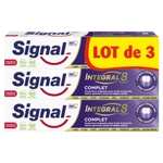 Pack 3 dentifrices Signal Intégral 8 Complet (3x75mL - via 4.39€ sur carte fidélité)