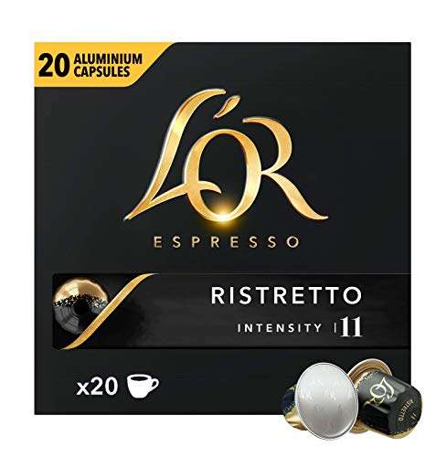 Lot de 100 capsules de café L'Or Espresso Ristretto - Intensité 11