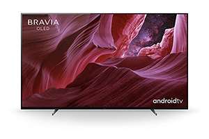 TV 65" Sony TV Bravia OLED KE-65A8P - 4K HDR, Ultra HD, Android TV avec contrôle vocal, Noir
