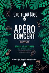 Visite gratuite de la grotte du Bosc suivi d’un apéro-concert - Saint-Antonin-Noble-Val (82)