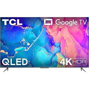TV 50" TCL 50C635 - QLED, 4K UHD, 50 Hz, HDR Pro, Dolby Vision, Google TV (+ Jusqu'à 112.25€ en Rakuten Points) - Via ODR 50€ (Boulanger)