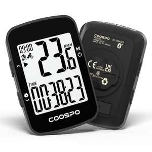 Compteur Vélo sans Fil GPS Coospo BC26 - Bluetooth (Via Coupon - Vendeur Tiers)