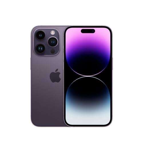 Smartphone 6.1" Apple iPhone 14 Pro - 128 Go, violet intense (Frontaliers Belgique)