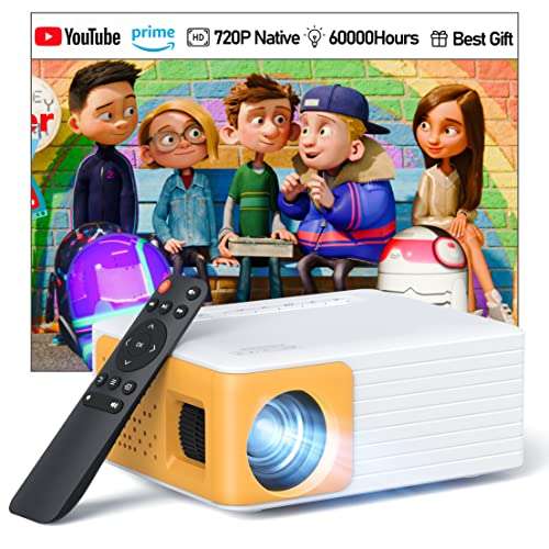 Mini Vidéoprojecteur Portable Yoton - 1280 x 720(Via coupon - Vendeur tiers)