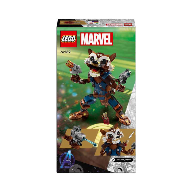Lego Marvel 76282 Rocket et Bébé Groot (566 pièces)