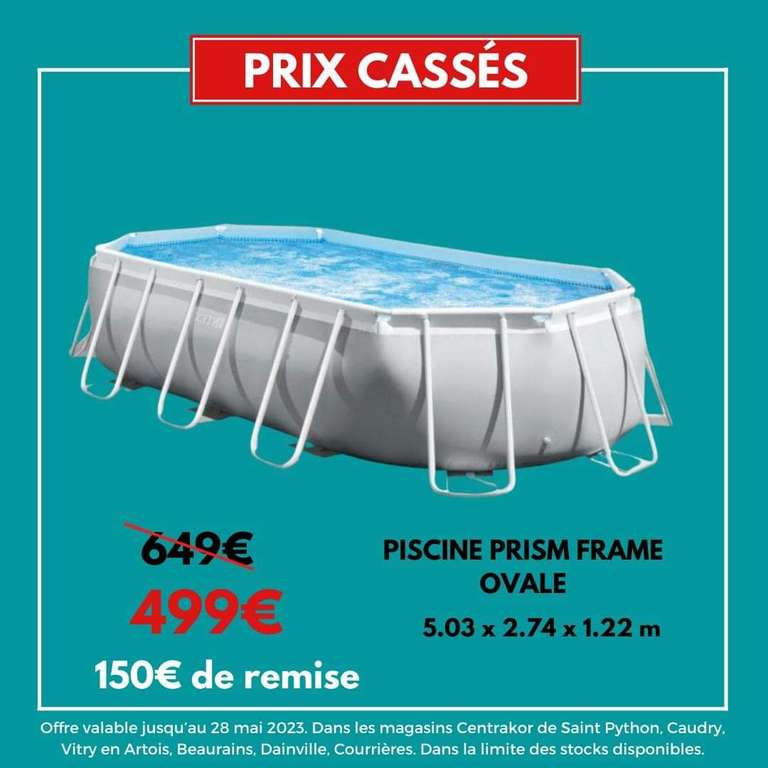 Sélection de spas & piscines en promotion - Ex : Intex Baltik 4,57 x 1,22m - Nord et Pas de Calais (59-62)