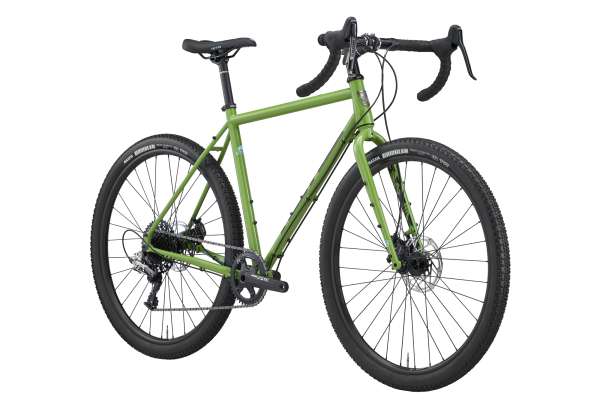 Vélo Gravel Bike Kona Rove DL Acier Sram Rival 1 11V 650mm Gloss Kiwi Vert 2023