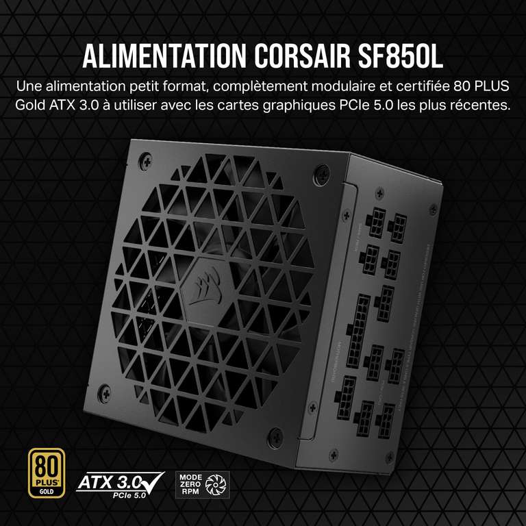 Alimentation Corsair PSU SF850L - 850w