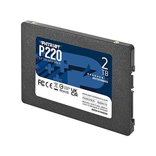 SSD Interne 2.5" Patriot P220 - 2To (Vendeur Tiers)