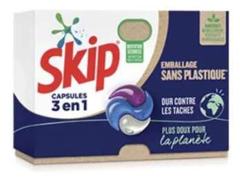 2 Boîtes de lessive Skip 3-en-1 Active clean (via 16,78€ sur carte de fidélité et ODR 3€)