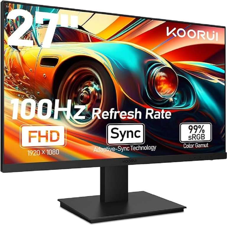 Écran PC 27 KOORUI - FHD 1080P, 100Hz –