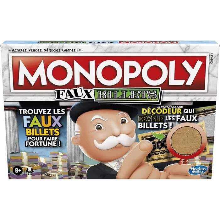 Jeu de société Monopoly Faux billets