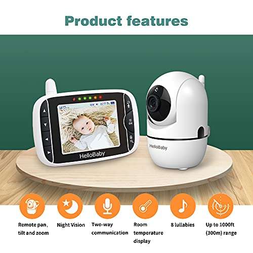 Babyphone Camera HelloBaby HB65 (Vendeur Tiers)