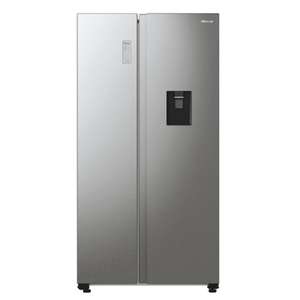 Réfrigérateur américain Hisense RS711N4WCD - 547L (355+192), Froid ventilé NoFrost, Distribution d'eau, Classe D (via ODR 150€)