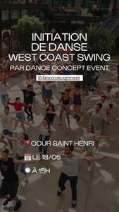 Initiation gratuite de Danse West Coast Swing - Lyon (69)
