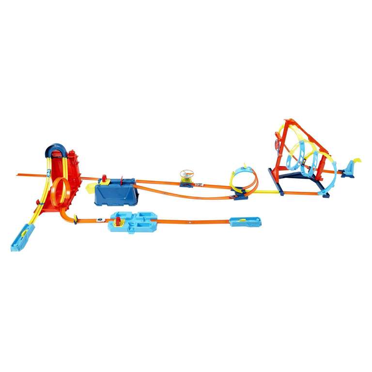 Hot Wheels pack 4 pistes pour circuits de petites voitures, jouet pour