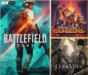 [PS+] Jeux Mars 2023 : Battlefield 2042, Minecraft Dungeons, CodeVein sur PS4/PS5 (Dématérialisé)
