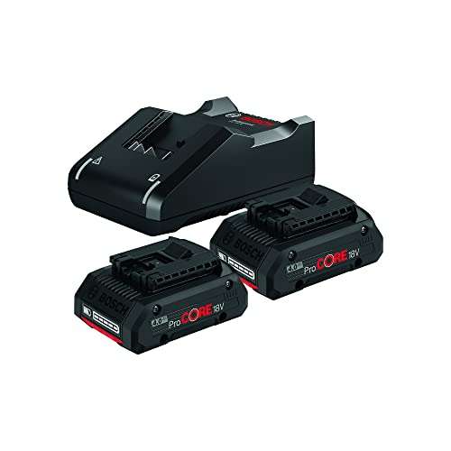 Pack Bosch Professional (18 V) - chargeur + 2 batteries ProCore (2x4.0 Ah)