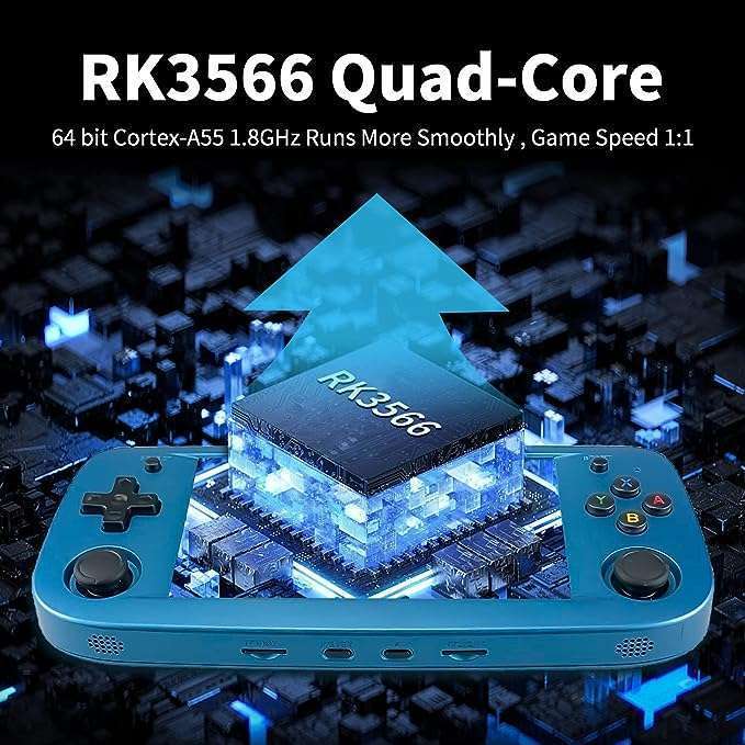 Console retro gaming Anbernic RG503 (sans jeu) - Ecran OLED 4.95" 960x544, Batterie 3500 mAh, WiFi, BT, sortie HDMI, plusieurs coloris