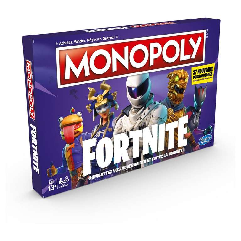 Jeu de société Monopoly Fortnite (Via 20€ sur Carte Fidélité)