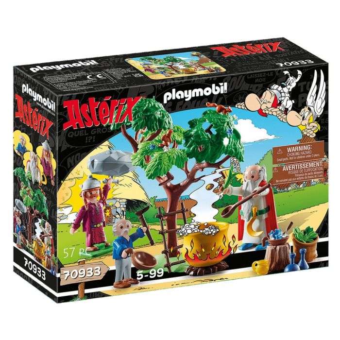 Jeu de construction Playmobil Astérix : Panoramix et Chaudron de Potion Magique (70933)