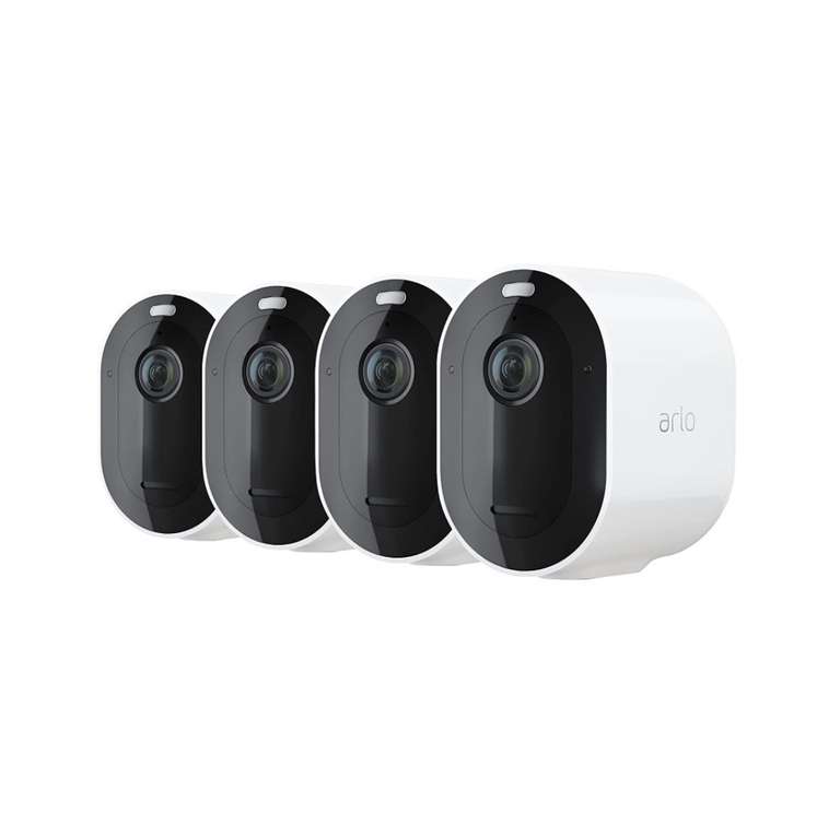 Pack de 4 Caméras de Sécurité WiFi Arlo Pro 4