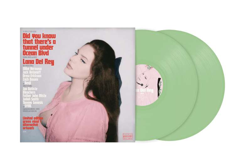 Vinyle Lana Del Rey Did You Know That There's a Tunnel Under Ocean Blvd - édition verte