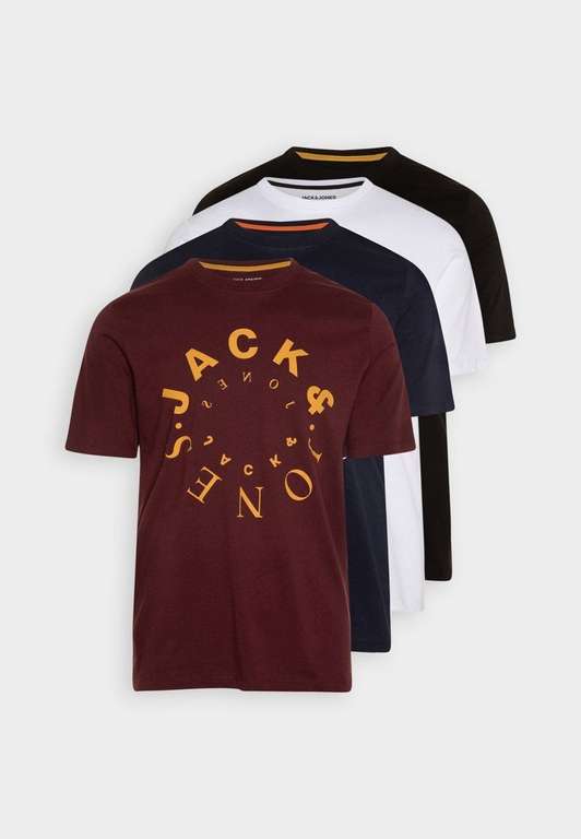 Pack de 5 T-shirts Jack & Jones jjwarrior crew neck - Du XS au XL