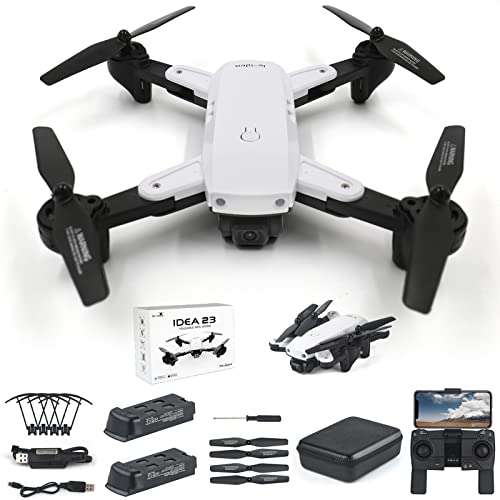 Drone GPS Pliable avec Caméra 4K le-idea IDEA23 - Quadricoptère RC