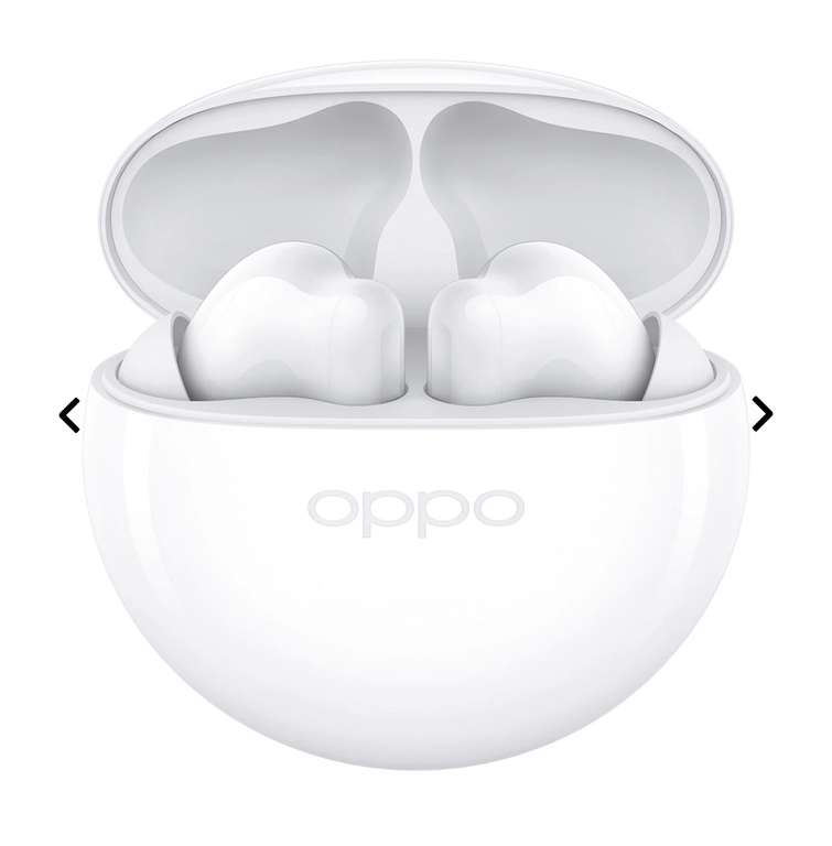 Écouteurs Bluetooth sans Fil Oppo Enco Buds 2 - Son HD, Appels Clairs, 28H d'Autonomie, Blanc (Frontalier Espagne)