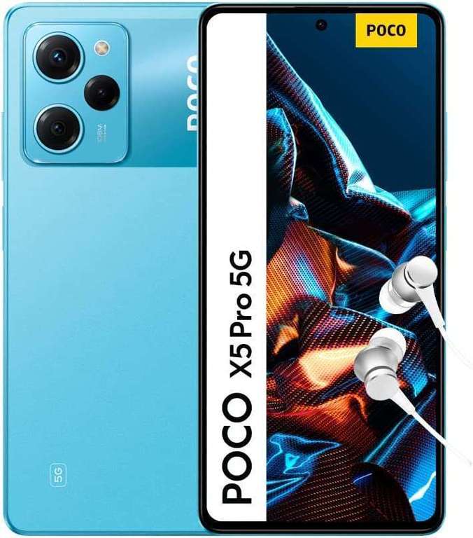 Smartphone 6.67" Xiaomi POCO X5 Pro 5G - AMOLED FHD+ 120Hz, Snapdragon 778G, 108 MP, Charge 67W (8/256 Go à 253€ & 6/128 Go à 224€) - France