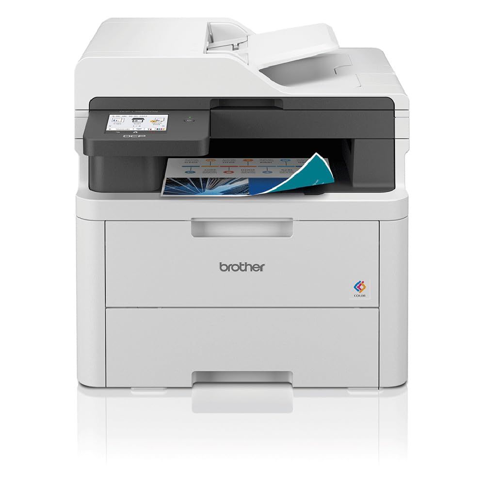 Imprimante laser couleur multifonction Brother DCP-L3560CDW - Impression, copie, scan, Wi-Fi, recto-verso automatique (via ODR de 50 €)