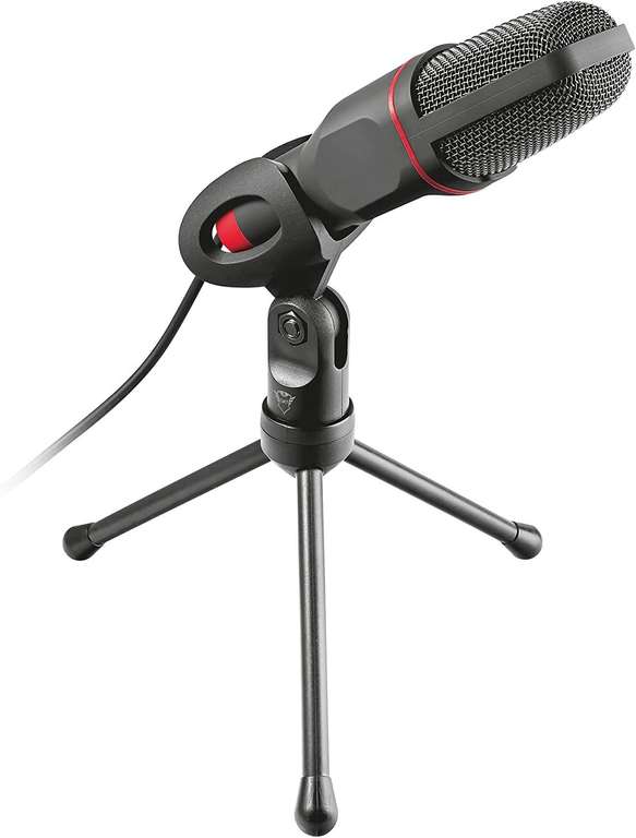 Microphone Trust Gaming GXT 212 - Connexions 3,5 mm et USB, sur Trépied - Noir (vendeur tiers)