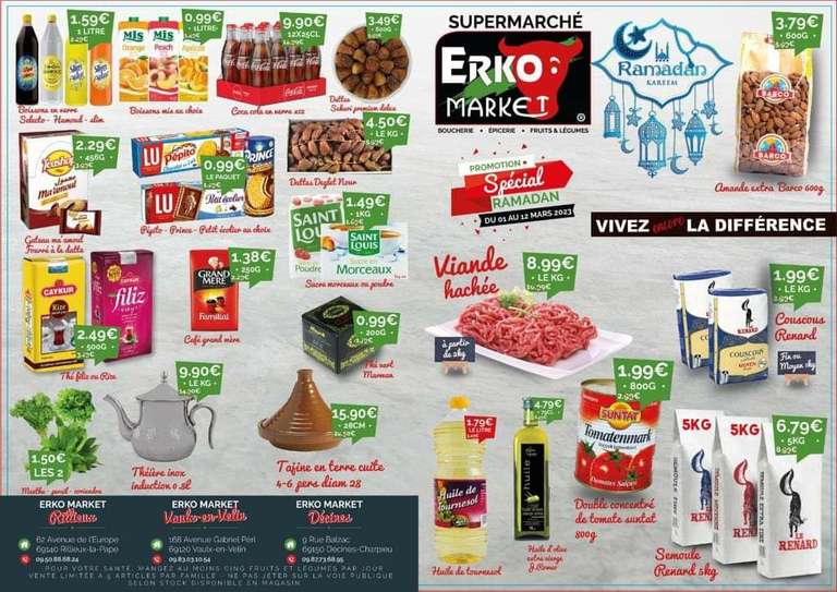 Huile de tournesol - 1L (5 par famille) - Erko market (Rhône 69)
