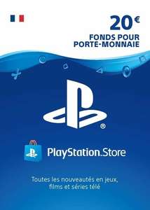 Carte PSN : PlayStation Network de 20€ (vendeur tiers) (Dématérialisé)