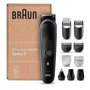 [Prime] Tondeuse Tout-En-Un Braun Series 5 MGK5445, 10-En-1, Kit Pour Barbe, Cheveux, Corps & Bien Plus