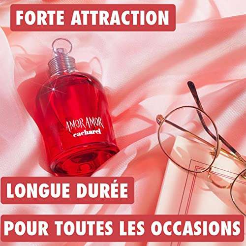 Eau de toilette pour Femme Cacharel Amor Amor - Parfum Fruité et Floral, 100 ml