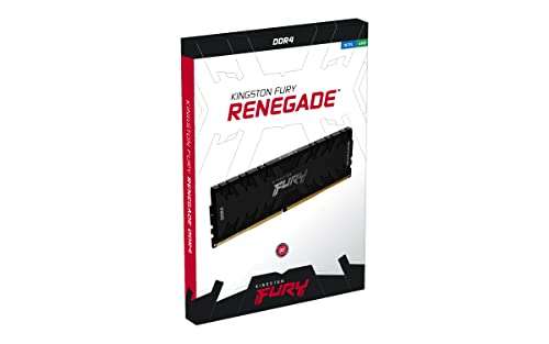 Kit Mémoire RAM Kingston Fury Renegade KF436C16RB1K2/32 - 32 Go (2x 16 Go), DDR4, 3600 MHz, CL16