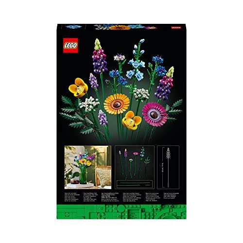 Jeu de construction Lego icône bouquet de fleurs sauvages n°10313