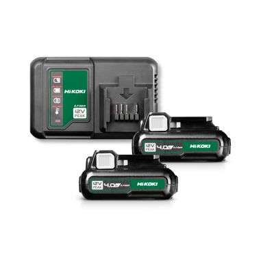 Kit d'outils électriques Hikoki 12V + 4x batterie + 2x chargeur + 2x valise et 1x sac