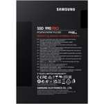 SSD Interne NVMe M.2 PCIe 4.0 Samsung 990 Pro (MZ-V9P1T0BW) - 1 To, TLC 3D, DRAM (Jusqu'à 7450-6900 Mo/s)