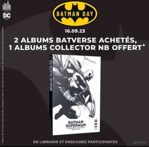 Batman Day 2023 : 2 comics Batman achetés = 1 Comic Batman en Noir & Blanc offert (urban-comics.com)