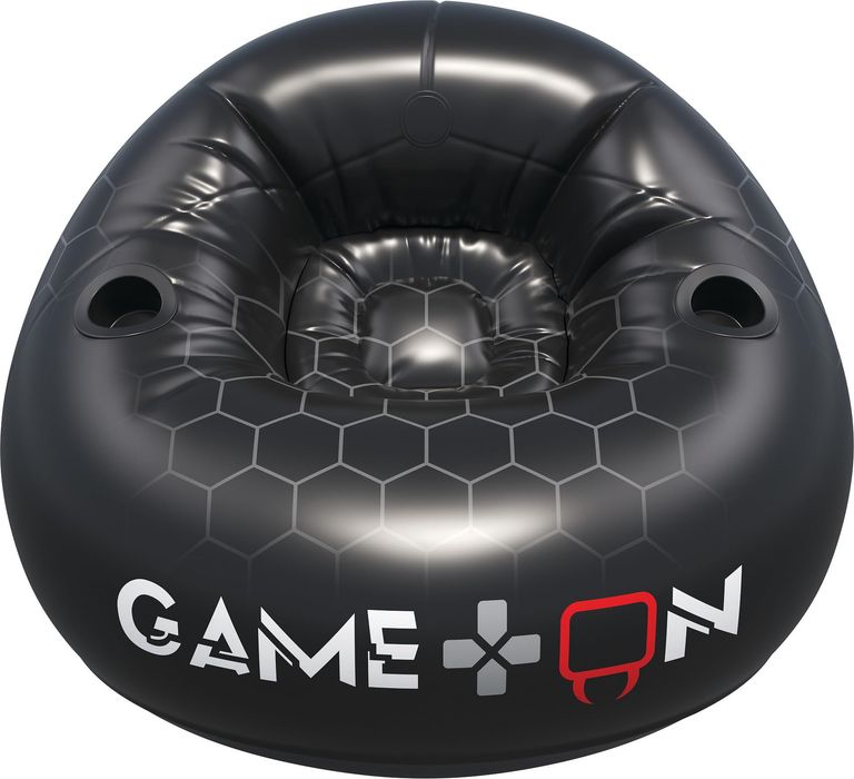 Fauteuil de jeu gonflable avec porte-gobelets Venom - Charge max. 75kg — promo Maison