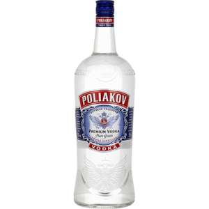 Bouteille de Vodka Poliakov - 1,5L (via 7.85€ fidélité)