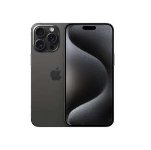 Smartphone 6.7" Apple iPhone 15 Pro Max, 256Go - Titane Noir (205,50€ Cagnottés - Via livraison)