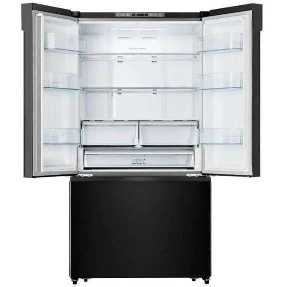 Réfrigérateur multi-portes Hisense RF750N4ABF - 600L (423L + 177L), Froid ventilé total, 91 cm x 178 cm, Classe F, Noir (via ODR 100€)