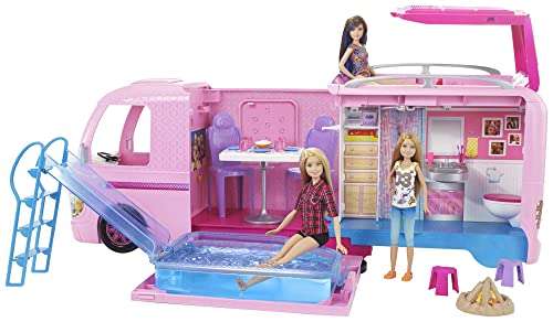 Prime] Barbie Mobilier Camping-Car Transformable pour poupées