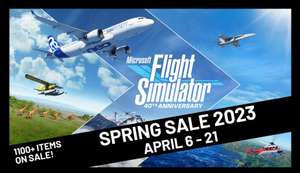 25% de remise sur le jeu Microsoft Flight Simulator - Ex : Standard sur PC, Xbox Series X/S (Dématérialisé)
