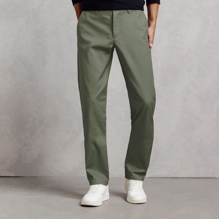 Pantalon Straight Le Parfait by Jules - Kaki, marron ou bleu navy, plusieurs tailles disponibles — Jules