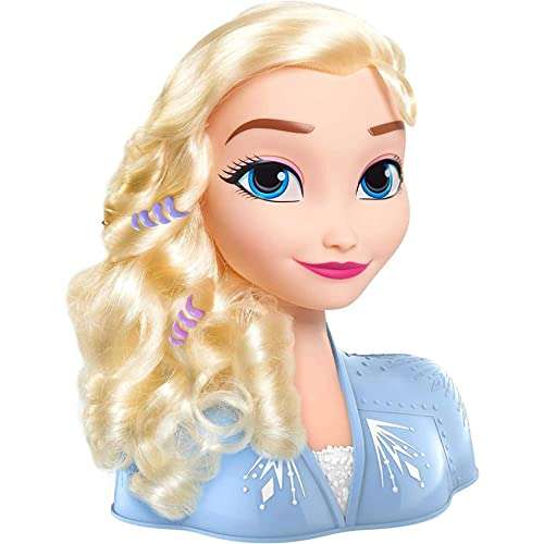 Jouet tête à coiffer Disney La Reine des Neiges Elsa avec 17 accessoires FRND2000